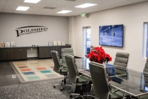 Polished Concrete Systems Meeting room